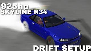 Nissan Skyline R34 DRIFT SETUP 925hp [ Car Parking Multiplayer ]