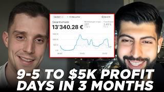 From a 9-5 to $13k/day Dropshipping in 90 Days