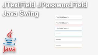 How to Custom JTextField JPasswordField With Shadow