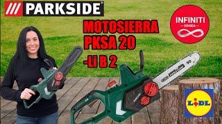 PARKSIDE 20V PKSA 20 Li B2 BATTERY CHAINSAW