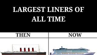 Size Comparison of the World's Largest Ocean Liners | Top Impressive Line