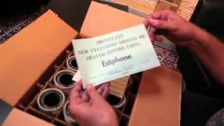 Opening a Vintage Edison Wax Cylinder Box