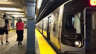 NYCT Subway-8th Avenue: Short PM Rush Hour Service at 50th Street