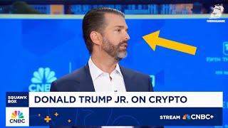 Don Jr COLLAPSES when grilled about Trump’s MEME COIN scam