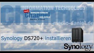 Basic installation einer Synology DS720+