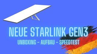  Starlink Gen 3 Unboxing, Aufbau und Speedtest in Deutschland