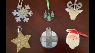 Resin Holiday Ornaments -  #AJOSHolidayHop