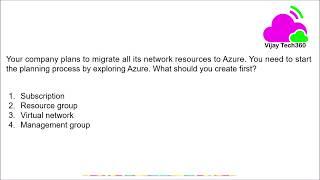 Azure Fundamentals Practice Questions || #AzureFundamentals #AZ900  @Vijay Tech360 ​