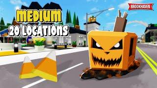 [MEDIUM] ALL 20 CANDY CORN LOCATIONS In Brookhaven (Halloween Events) - Roblox