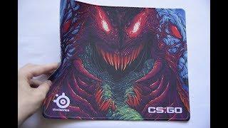 Обзор SteelSeries QcK+ CS GO Hyper Beast Edition