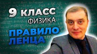 Правило Ленца (демонстрация и объяснение). 9 класс