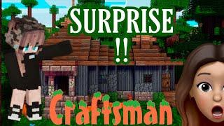 Craftsman SURPRISE ||Prxces Gamer #youtube #craftman#minecraft