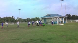 Gaby Rourke scoring back foot goal