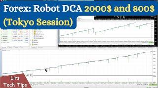 Forex: Robot DCA 1000$ and 800$ (Tokyo Session)