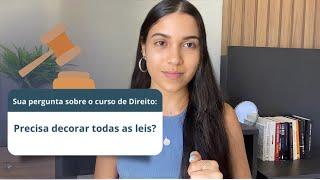 COMO É A FACULDADE DE DIREITO? | FALEI TUDO