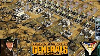 USA Laser | 1vs7 USA China GLA | Command & Conquer Generals Zero Hour