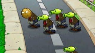 Незащищённая лужайка (easy PvZ) [REMASTERED]