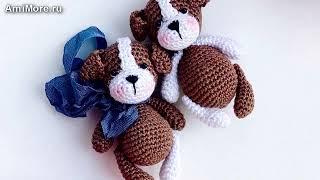 Амигуруми: схема Собачка. Игрушки вязаные крючком - Free crochet patterns.