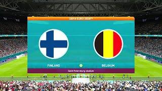  Finland vs Belgium  | UEFA Euro 2020 (21/06/2021) | PES 2021