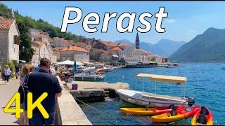 Perast Montenegro 4K Walking Tour - August 2024