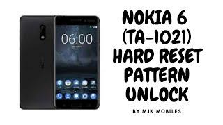 Nokia 6 (Ta-1021) Hard Reset Pattern Unlock