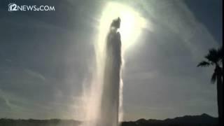 Arizona fountain takes the shape of Jesus Christ on Easter Sunday