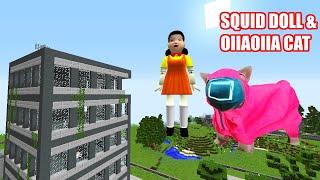 SURVIVING FROM SHIN SQUID GAME DOLL & OIIAOIIA CAT in Minecraft - Gameplay Coffin meme!