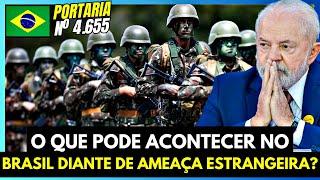 DIANTE DE UMA AMEAÇA ESTRANGEIRA A MOBILIZAÇÃO MILITAR DO BRASIL