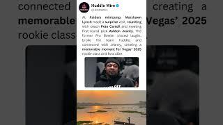 Beast Mode Returns! Marshawn Lynch Surprises Raiders Camp! ‍️ #RaidersNation #shorts