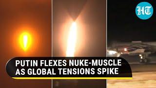 Putin Directs Nuclear Triad Drills; Russian ICBMs, Submarine, Tu-95 Bomber Simulate 'Massive Strike'