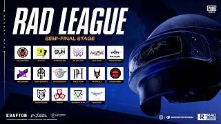 RAD LEAGUE SEMIFINAL STAGE GROUP B | PUBG MOBILE | KALAMBOOR