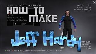 WWE 2K17 How to make Jeff Hardy (WrestleMania 33 Attire) CAW