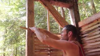 Our timber frame workshop: Wattle and daub . Part I