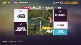 Forza Horizon 5 How to hide mouse cursor