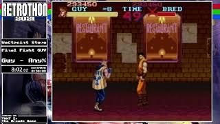 Retrothon 2021 - (132) Final Fight Guy (guy any%) by westpoint steve