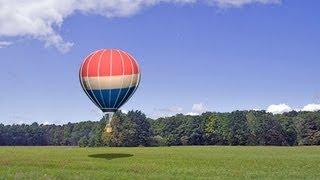 air balloon flight 2 - green screen effect