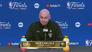 Pacers Rick Carlisle Did Not Minch Words When Asked About Handling Thunder Physicality in Game 2