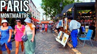 PARIS Montmartre, France, relaxing walk - 4K 60fps - Go Walking Tours