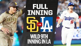 FULL INNING: The Padres tie the game in the ninth but the Dodgers WALK IT OFF!