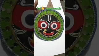 Lord Jagannath ji ki clay art workIndianart  homedecor trendingshorts #shorts