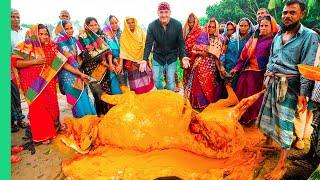 600 POUND WATER BUFFALO!! Bangladesh's Secret Youtube Food Village!!!