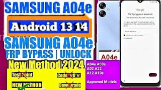 Samsung A04e/A03s/A02/A12/A10s FRP Bypass Android 14/13/12/11 | All Samsung FRP Bypass 2024 No *#0*#