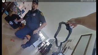 CAUGHT ON CAMERA: Police officer shot captured on body cam