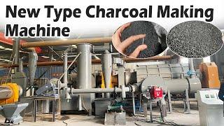 Upgraded charcoal making machine for sawdust, biomass, wood carbonizing | Carbonization furnace