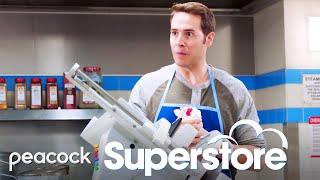 Marcus being a chaotic mess for 8 minutes straight - Superstore