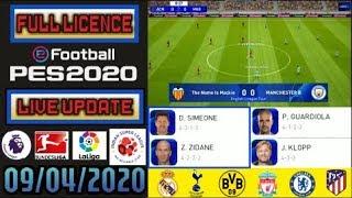 [09/04/2020] FULL LICENCE PATCH PES 2020 MOBILE