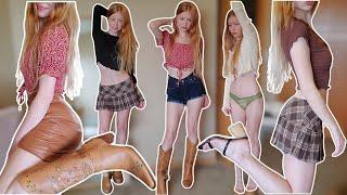 Fall Try On Haul | Autumn Outfit Ideas 2023 | Styling Mini Skirts & Heels