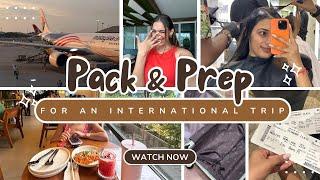 Traveling International with my Bestie pack with me and prep for a trip | Bhavya Arora