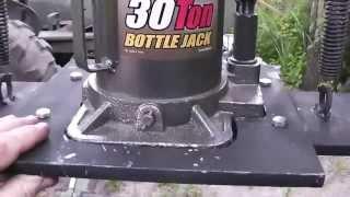 How I Contructed the Cheap DIY Hydraulic Hose Crimper Part 2