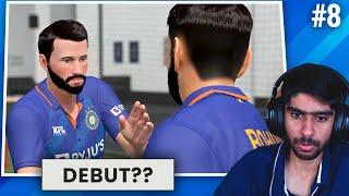 I MET ROHIT!! CAREER MODE #8 (CRICKET 22)